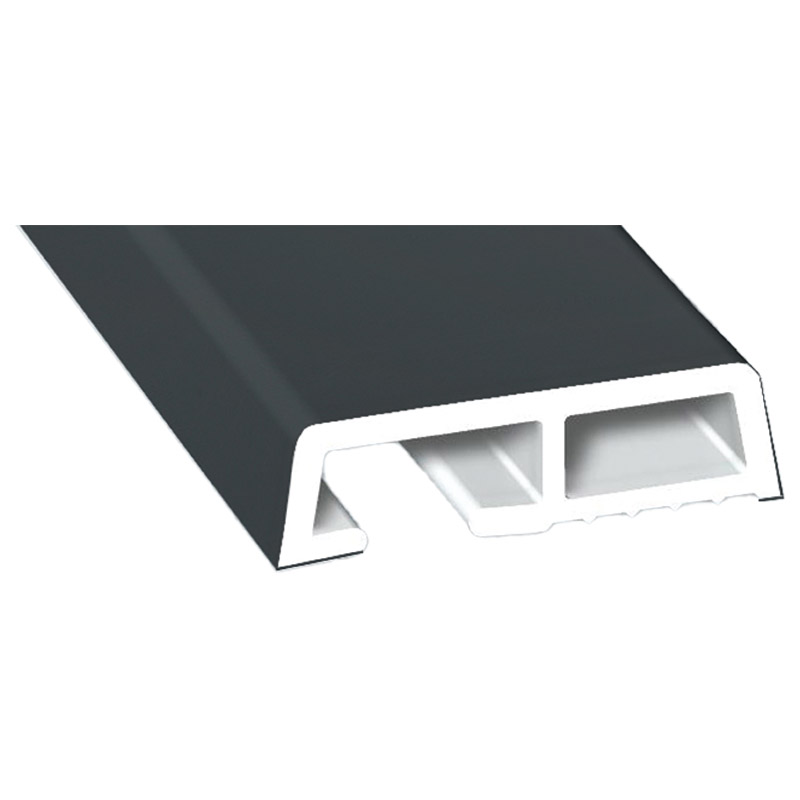 Verkleidungsprofil 35x10mm Lg. 6,50m foliert, klipsbar 70 1605-083 Anthrazitgrau Glatt Produktbild BIGPIC L