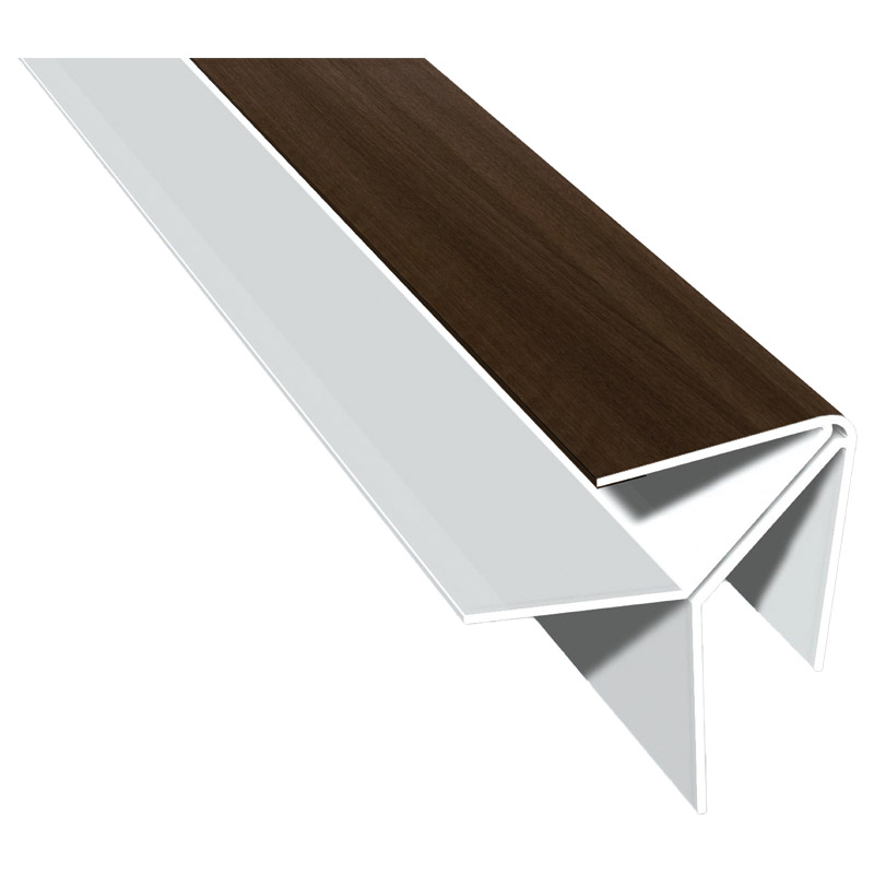 Eck-Profil Lg. 6,00m foliert 49237 Siena Noce Produktbild BIGPIC L