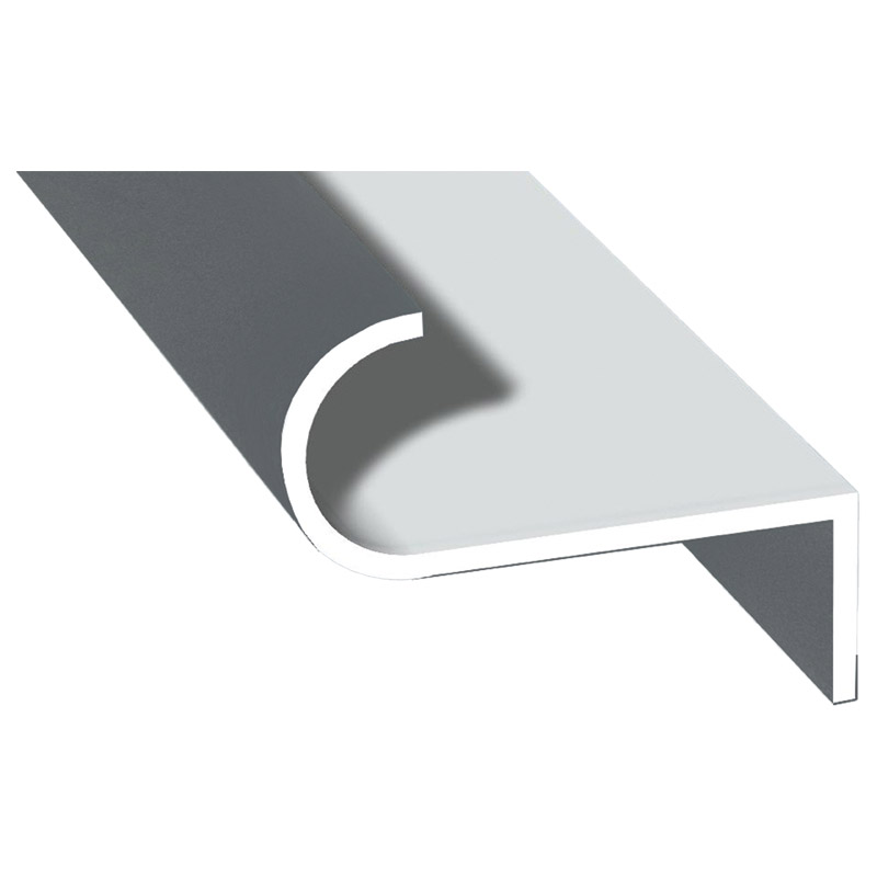 Abrollprofil schraubbar Lg. 6,00m foliert 70 1205-083 Basaltgrau Glatt Produktbild BIGPIC L