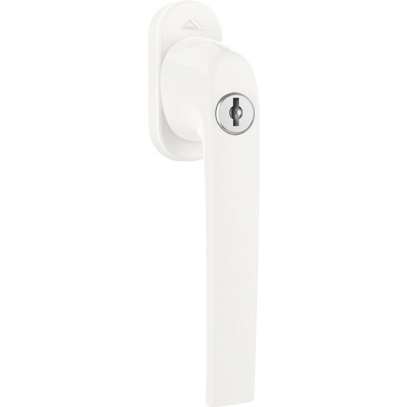ROTO Fenstergriff SAMBA abschließbar Alu mit Logo - 100 Nm inkl. Schrauben Produktbild BIGPIC L