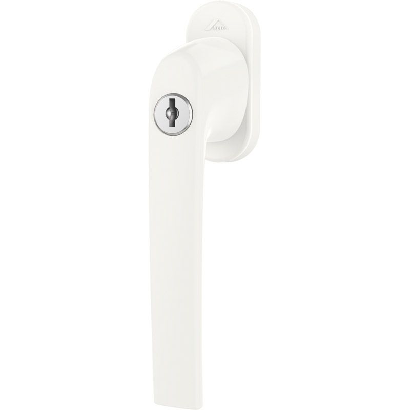 ROTO Fenstergriff SAMBA abschließbar Alu mit Logo - 100 Nm inkl. Schrauben Produktbild BIGPIC L