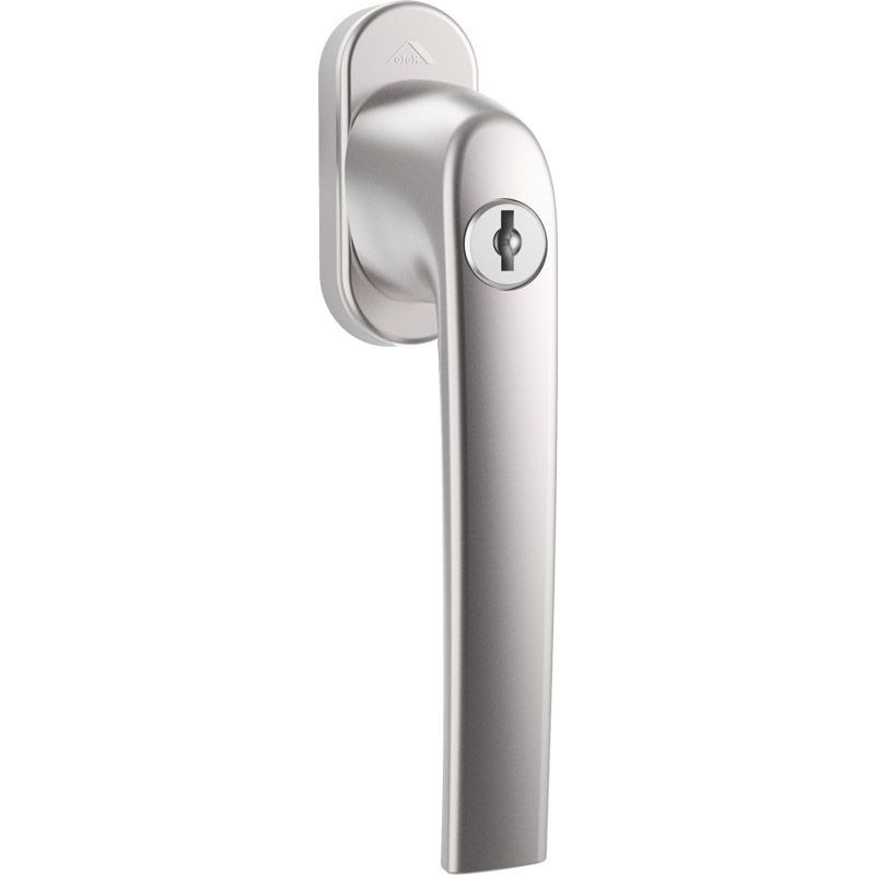 ROTO Fenstergriff SAMBA abschließbar Alu mit Logo - 100 Nm inkl. Schrauben Produktbild BIGPIC L