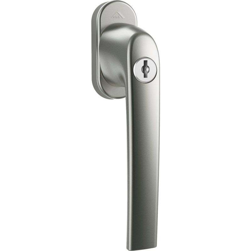 ROTO Fenstergriff SAMBA abschließbar Alu mit Logo - 100 Nm inkl. Schrauben Produktbild BIGPIC L
