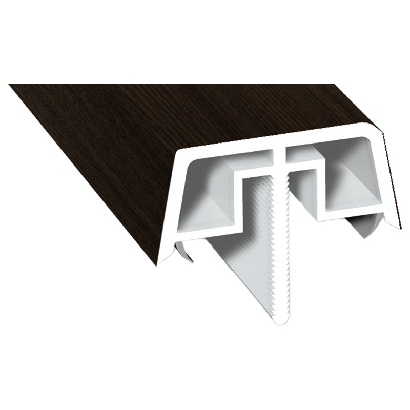 Kopplungsabdeckungsprofil Lg. 6,50m foliert 214 0005-167 Eiche Grau Produktbild BIGPIC L