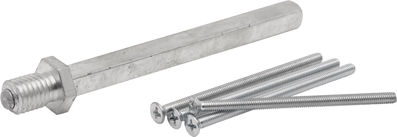 greenteQ Befestigungsset für FS-Garnituren Drücker/Knopf Produktbild BIGPIC L