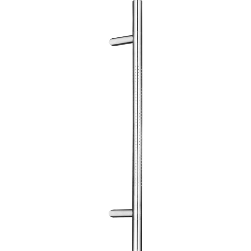 greenteQ Türgriff TG9.ER.GS 45° 800/560/109 mit verlängerten Stützen fein matt und poliert inkl.BA 15.EU H/K/A 2x45mm Produktbild BIGPIC L