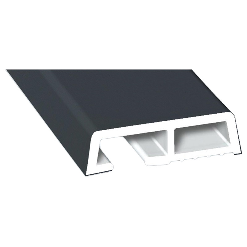 Verkleidungsprofil 35x10mm Lg. 6,50m foliert, klipsbar 70 1605-167 Anthrazitgrau Produktbild BIGPIC L