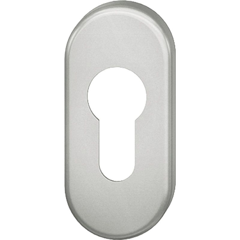 PZ Rosette 9mm Aluminium naturfarbig Produktbild BIGPIC L