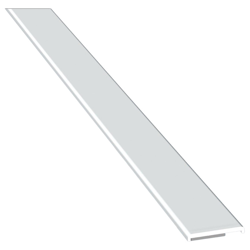 Flachprofil 20x2,5/1,5mm SK Lg. 6,00m Weiß, VE: 60m Produktbild BIGPIC L