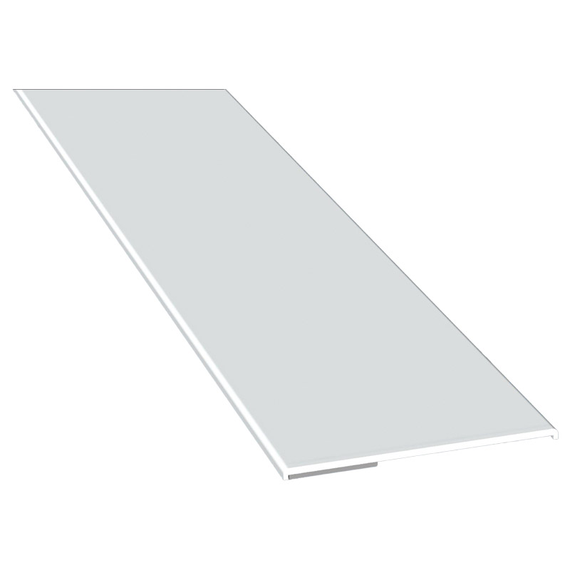 Flachprofil 60x2,5/1,5mm SK Lg. 6,00m Weiß, VE: 60m Produktbild BIGPIC L