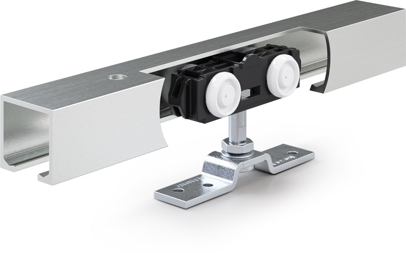GEZE Schiebetürbeschlag Rollan 80 NT Produktbild BIGPIC L