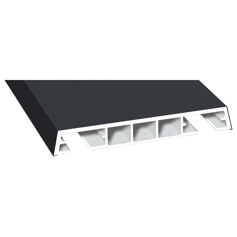 Verkleidungsprofil 85x12mm Lg. 6,00m foliert 701505-083 Schiefergrau Glatt Produktbild BIGPIC L