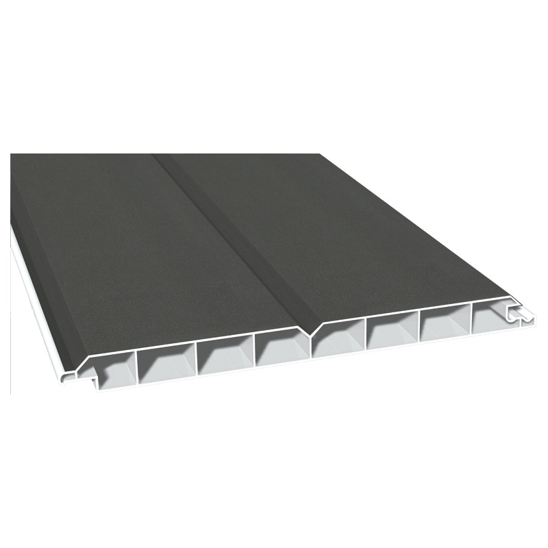 Nut- u. Federprofil 200x17mm Lg. 6,00m foliert, V-Fuge 436 1014 Alux DB 703 Produktbild BIGPIC L