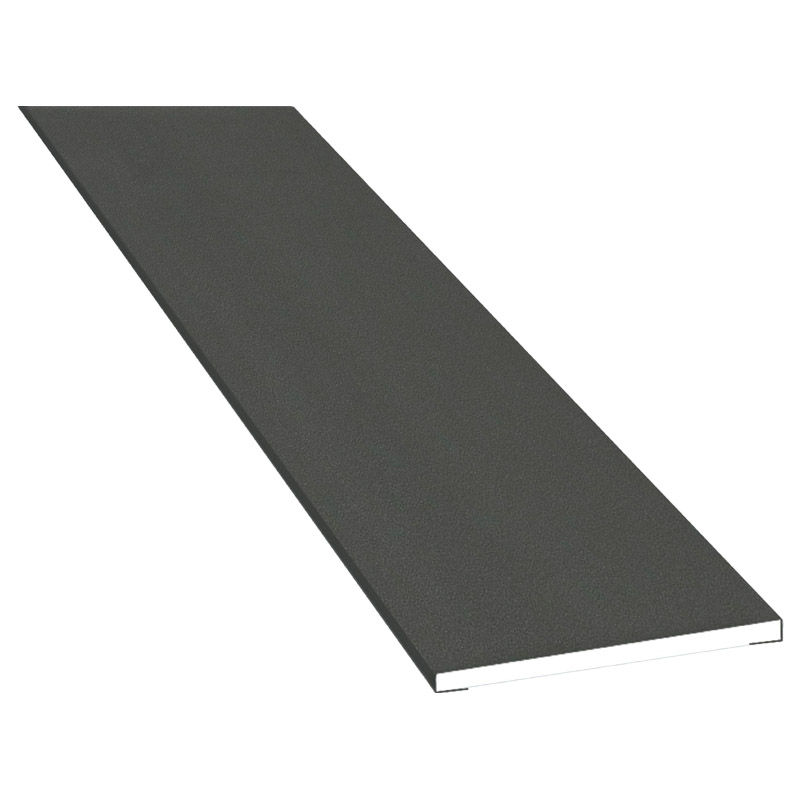 Flachprofil 50x3 mm Lg. 6,00 m foliert 436 1014 Alux DB 703 Produktbild BIGPIC L