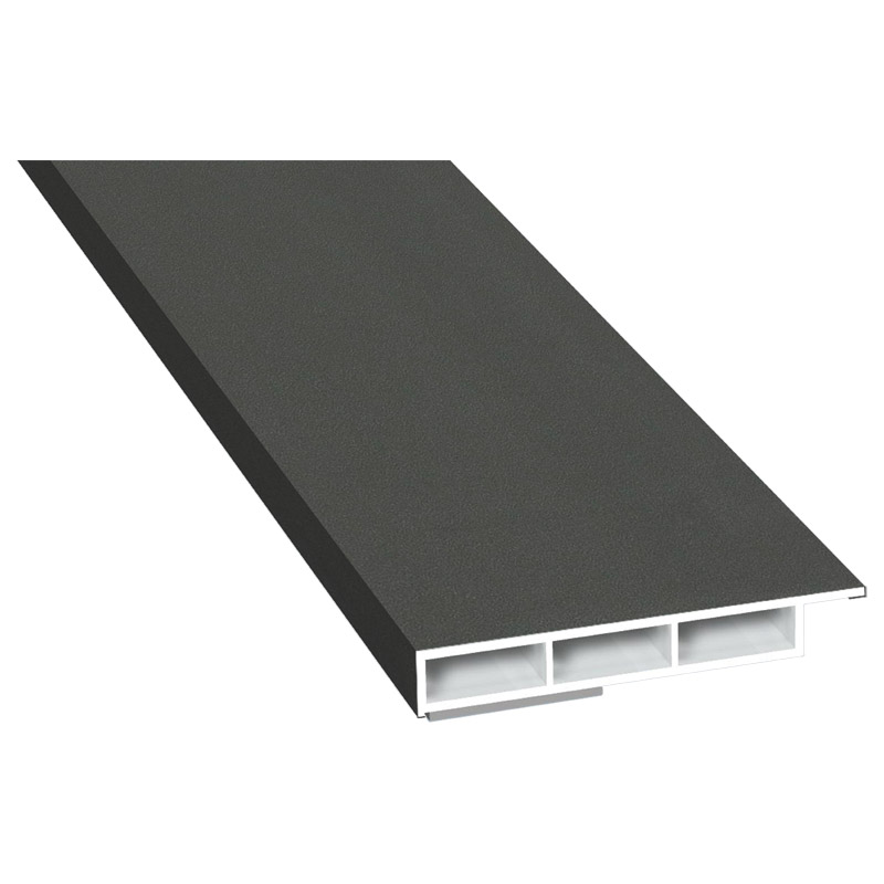 Kammerprofil 50x7 mm SK Lg. 6,00 m foliert mit Nase 436 1014 Alux DB 703 Produktbild BIGPIC L