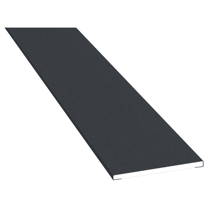 Flachprofil 50x3mm Lg. 6,00m foliert 701505-167 Schiefergrau Produktbild BIGPIC L
