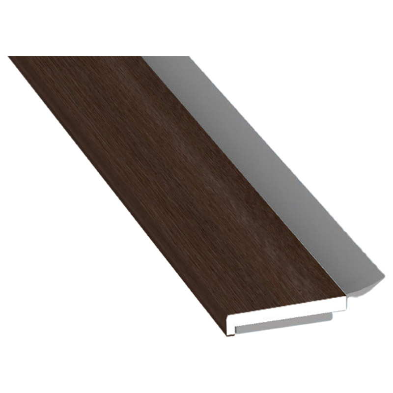 Flachprofil 20x3mm WL SK Lg. 6,00m foliert, WL Schwarz 436 3059 Walnuss Terra Produktbild BIGPIC L