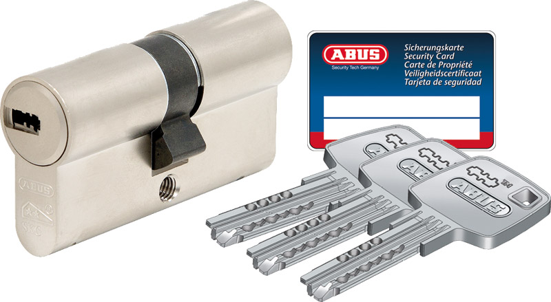 ABUS Profil-Doppelzylinder EC 660 mit Sicherungskarte Produktbild BIGPIC L