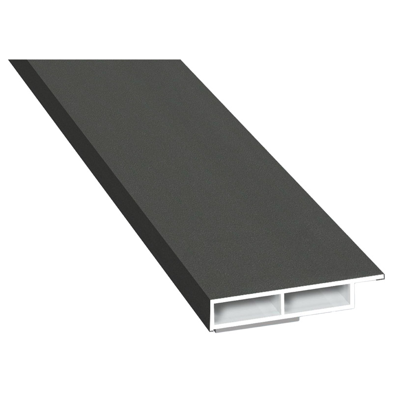 Kammerprofil 40x7 mm SK Lg. 6,00 m foliert mit Nase 436 1014 Alux DB 703 Produktbild BIGPIC L