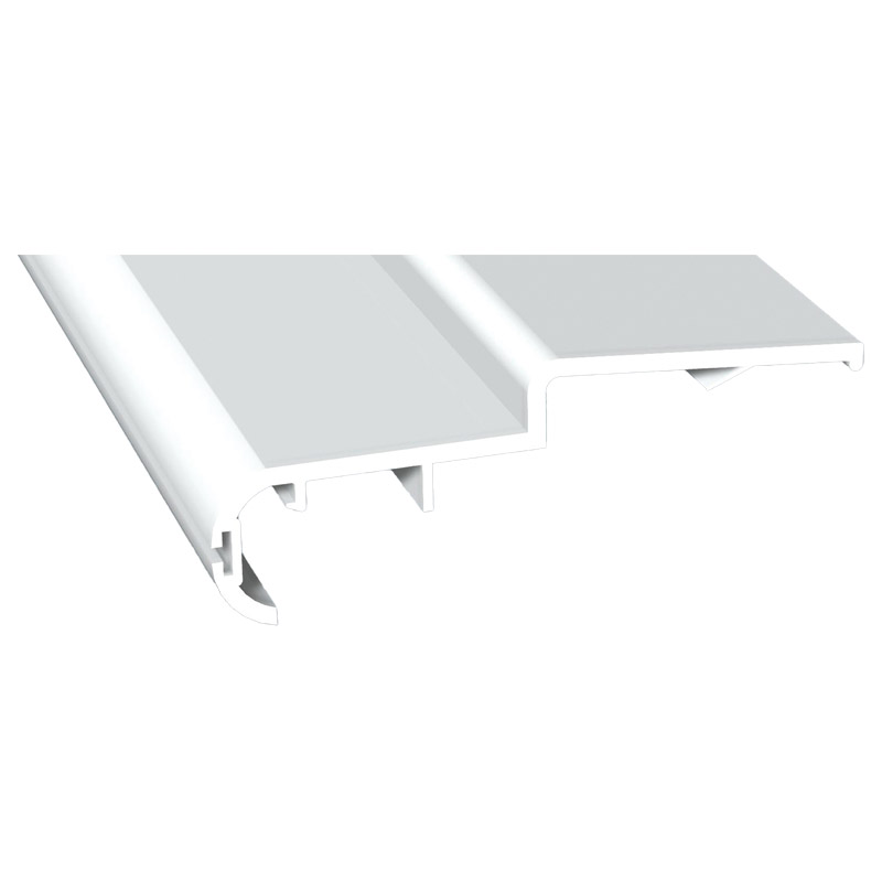 Abrollprofil 102mm Lg. 6,00m Weiß, VE: 60m Produktbild BIGPIC L
