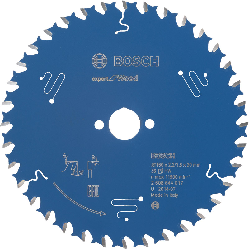 BOSCH Kreissägeblatt 'Expert for Wood' Produktbild BIGPIC L