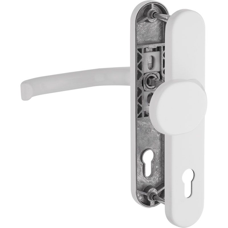 greenteQ Haustür-Wechselgarnitur DG 48.S216.AL.NSWK PZ 92 Produktbild BIGPIC L