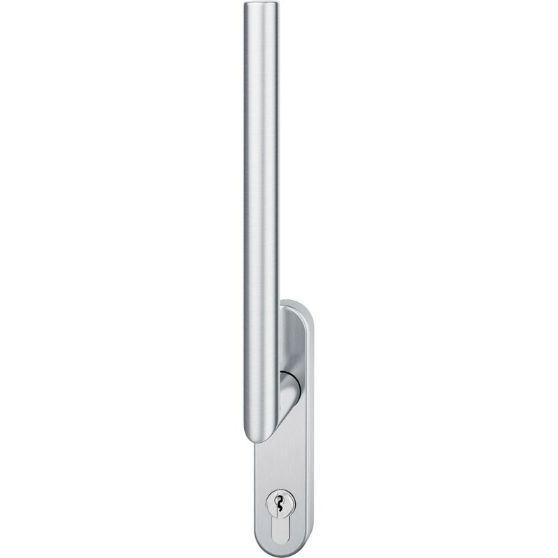 Hebeschiebetürgriff M6 m.PZ Design 1076 Edelstahl fein matt Produktbild BIGPIC L