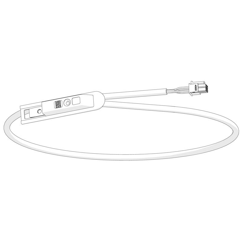 WINKHAUS Kabelübergang Rahmen T-KÜ-T1 RT KABEL 0,6M RNT Produktbild BIGPIC L
