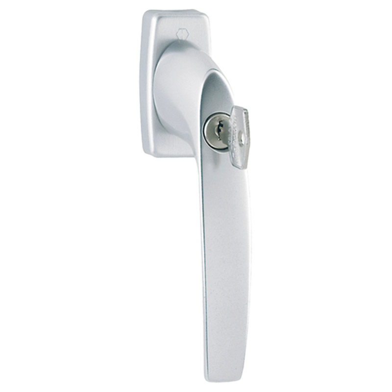 HOPPE Fenstergriff Brugge 0715S/US945 100NM Secustik® Secu100®  abschließbar - inkl. Schrauben Produktbild BIGPIC L