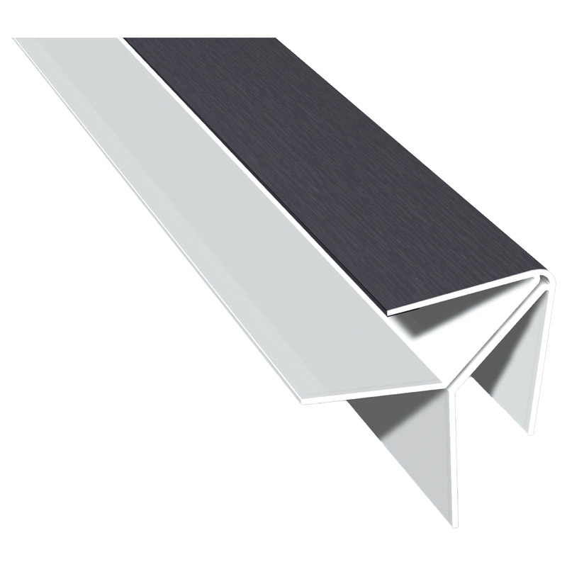 Eck-Profil Lg. 6,00m foliert 701505-167 Schiefergrau Produktbild BIGPIC L