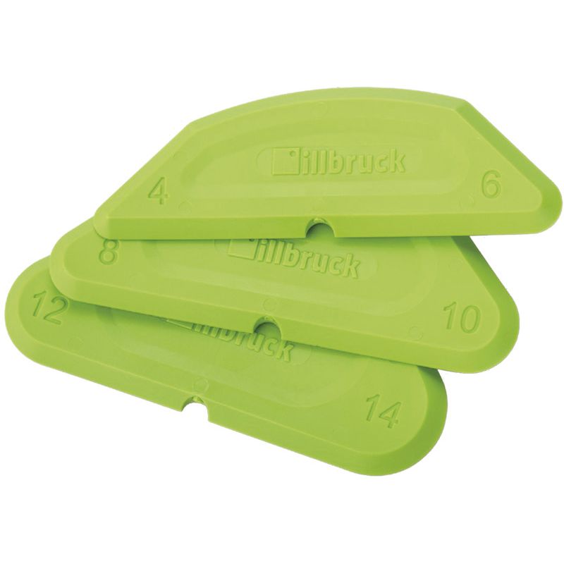 illbruck Fugenglätter-Set AA311 Winkelschablonen Produktbild BIGPIC L