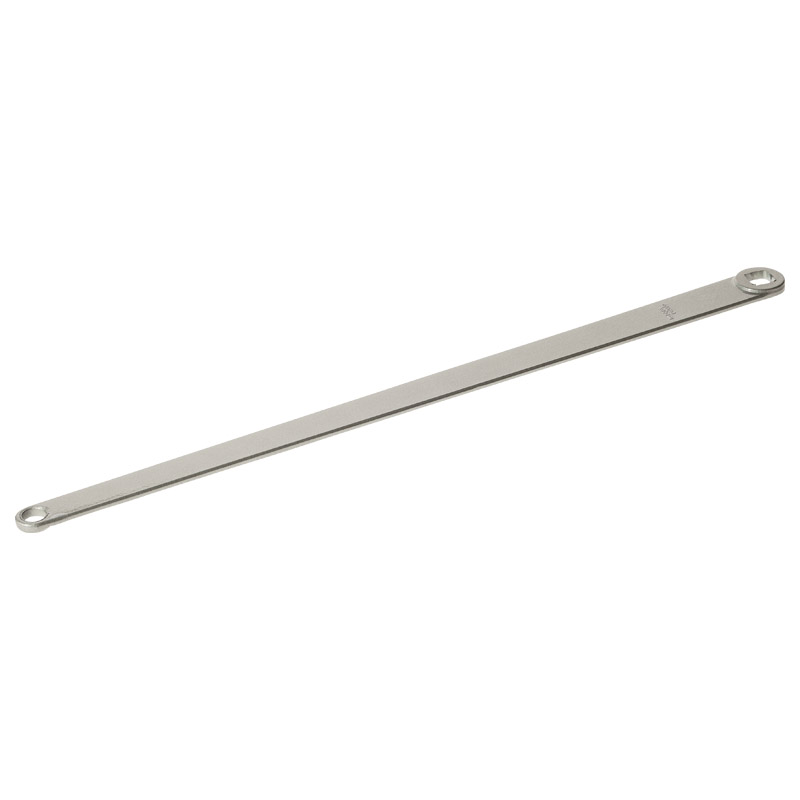 Schmiedehebel kpl. 375mm DIN links Silb. Produktbild BIGPIC L