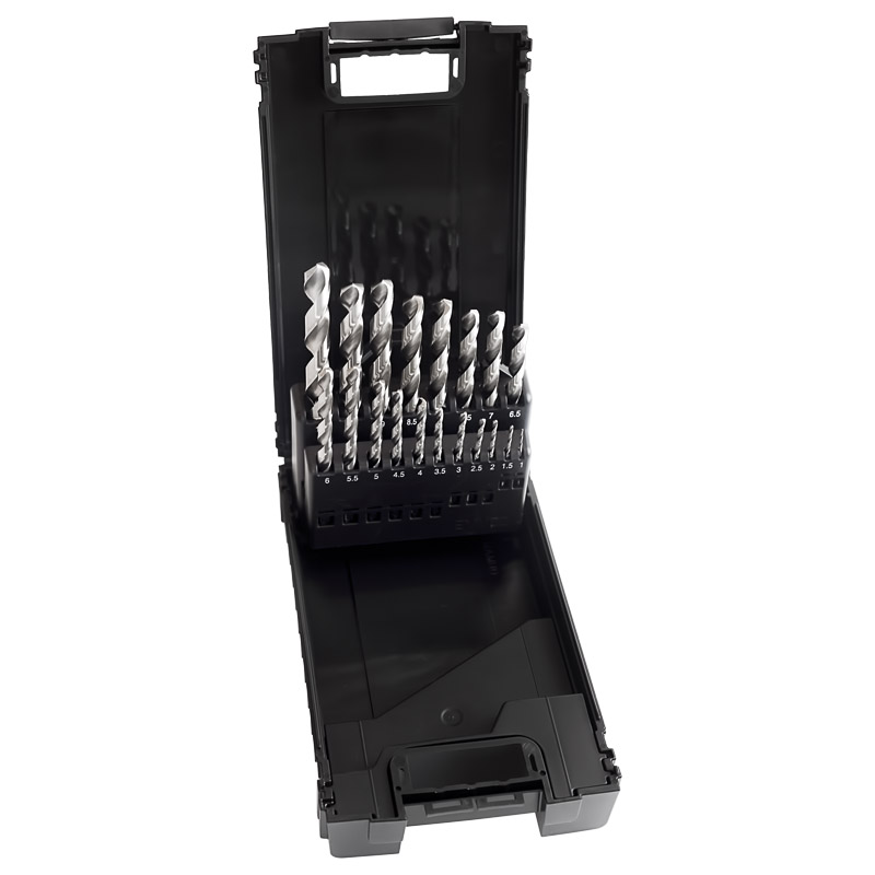 greenteQ Metallbohrerset HSS-G DIN338 BASIC plus 19-tlg. Produktbild BIGPIC L