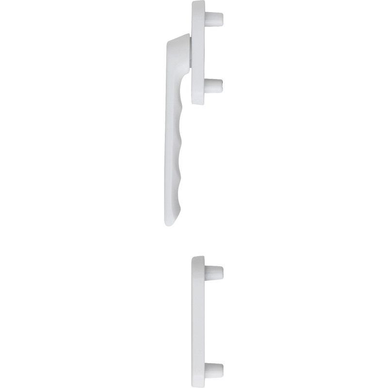 HOPPE Balkon-/Fenstertür-Halbgarnitur Außenseite 099KH/66N/66NS flacher Griff Produktbild BIGPIC L