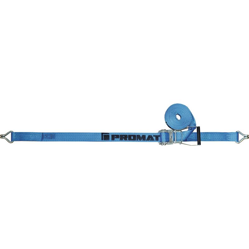 Zurrgurt EN 12195-2 50 mm mit Langhebelratsche und Spitzhaken PROMAT Produktbild BIGPIC L