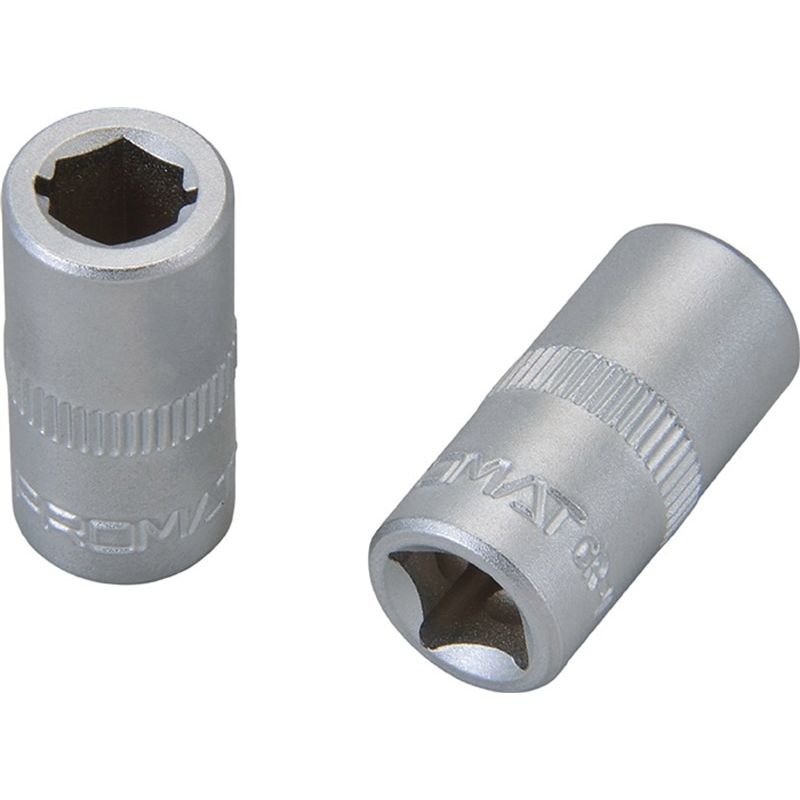 Adapter Antriebsvierkant 1/4 Zoll PROMAT  Antriebssechskant 1/4 Zoll Länge 25 mm Produktbild BIGPIC L