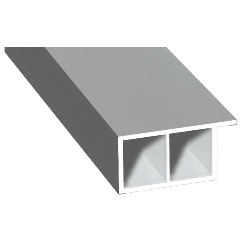 Kammerprofil 30x15mm Lg. 6,00m foliert, mit Nase 70 0405-083 Signalgrau Glatt Produktbild BIGPIC L