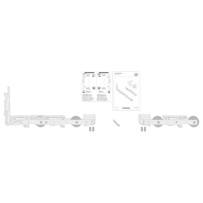 SIEGENIA Grundkarton PORTAL HS 300 8,5 für Flügel-Element Produktbild BIGPIC L
