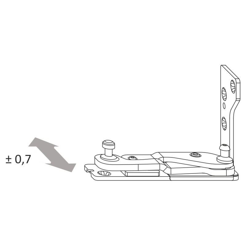 SIEGENIA-AUBI TITAN Ecklager AX 24-30 BSW Produktbild BIGPIC L
