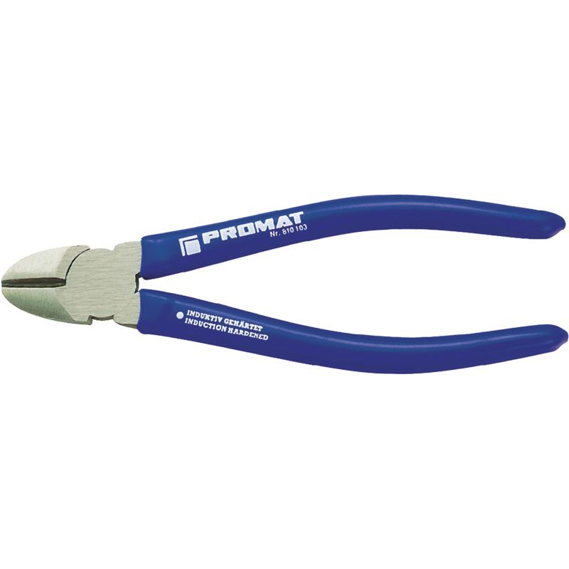 Seitenschneider Länge 160 mm PROMAT  Kopf poliert Kunststoffüberzug max. 2 mm Produktbild BIGPIC L