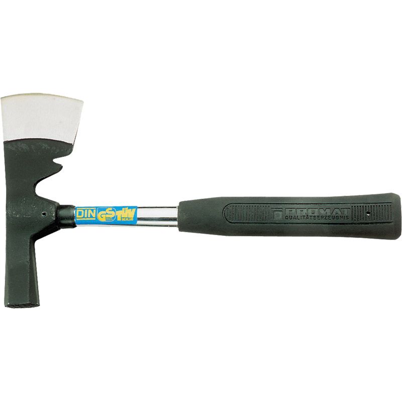 PROMAT Gipserbeil geraut blank mit Stahlrohrstiel Produktbild BIGPIC L