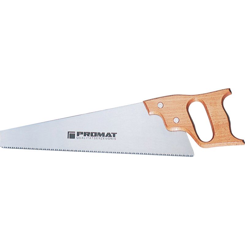 PROMAT Handsäge Holzgriff für Holz und Kunststoff Produktbild BIGPIC L