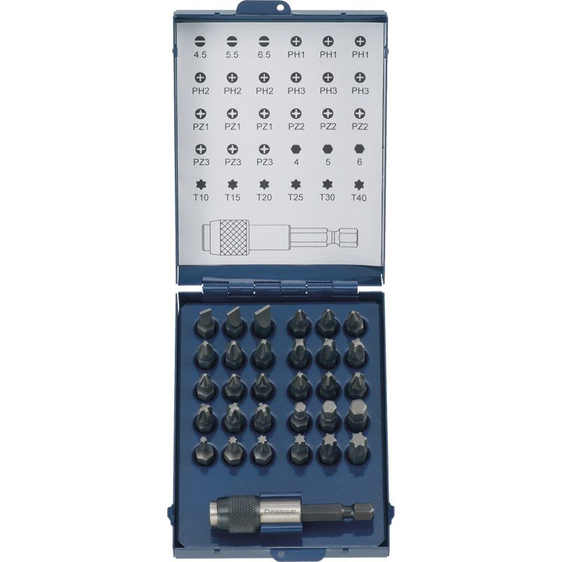 PROMAT Bitsortiment mit Halter SWF 31-tlg. Produktbild BIGPIC L