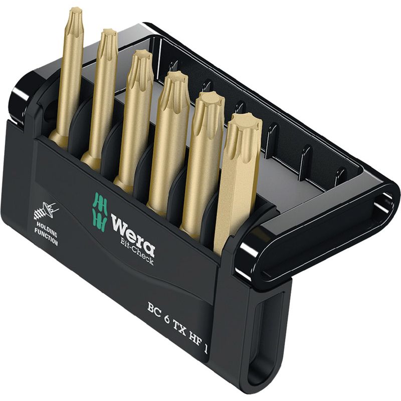 WERA Bitsortiment Bit-Check 6 6-tlg. Produktbild BIGPIC L