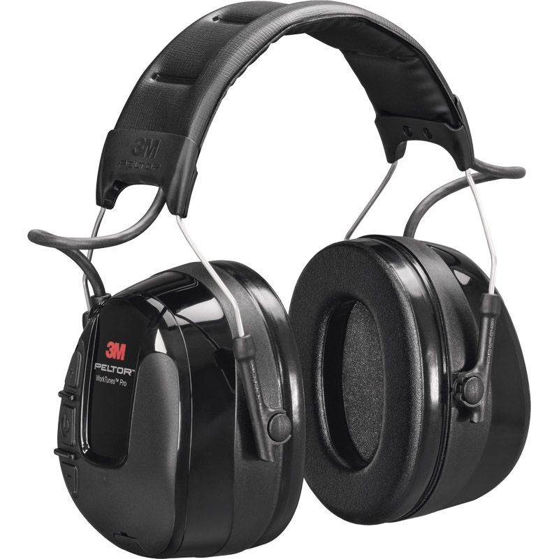3M Gehörschutz WorkTunes SNR32 mit eingebautem Radio Produktbild BIGPIC L