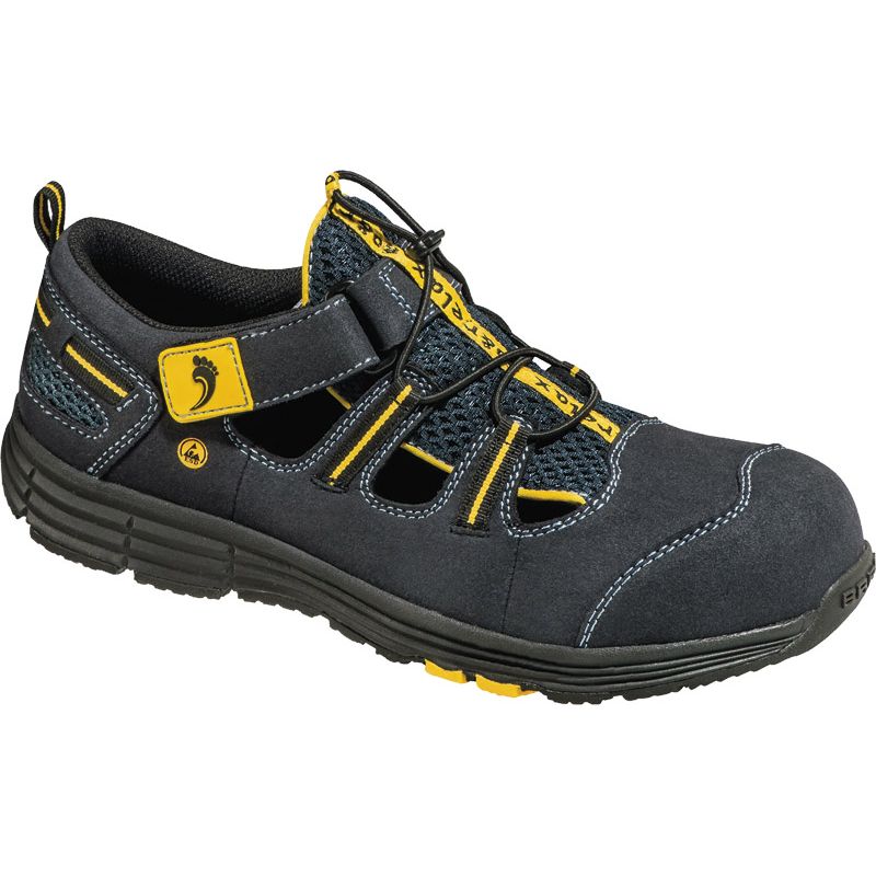 BAAK Sicherheitssandale RENE2 S1P SRC blau/gelb Produktbild BIGPIC L