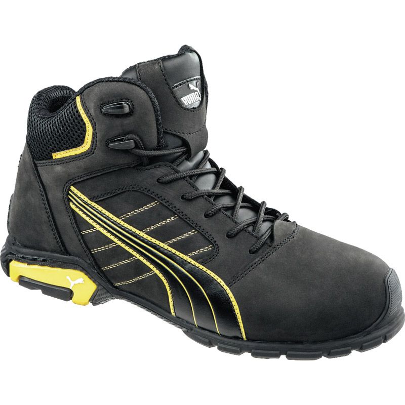 PUMA Sicherheitsstiefel AMSTERDAM S3 SRC schwarz/gelb Produktbild BIGPIC L