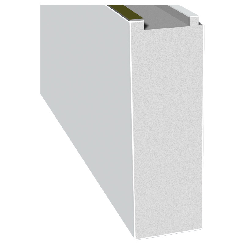 Veka-Bodeneinstand 150mm SK Lg. 6,50m Weiß, 149x49mm PVC Schaum für 70er <(>&<)> 76er <(>&<)> 82er Nutzhöhe: ca. 142,8mm Produktbild BIGPIC L