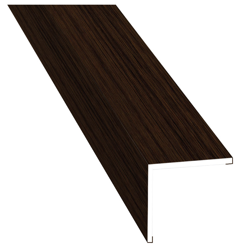 Winkelprofil 40x40x2mm Lg. 6,00m Außen foliert 205 2089-167 Eiche Dunkel Produktbild BIGPIC L