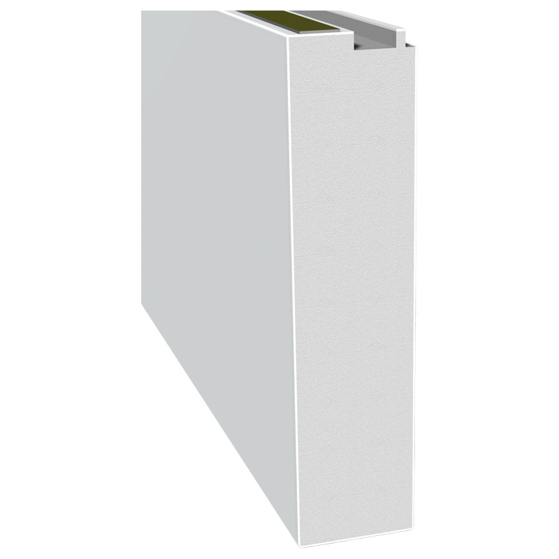 Schüco-Bodeneinstand 200 mm SK Lg. 6,50 m Weiß, 200x50 mm PVC Schaum für 70er <(>&<)>  82er Nutzhöhe: ca. 193,4 mm Produktbild BIGPIC L